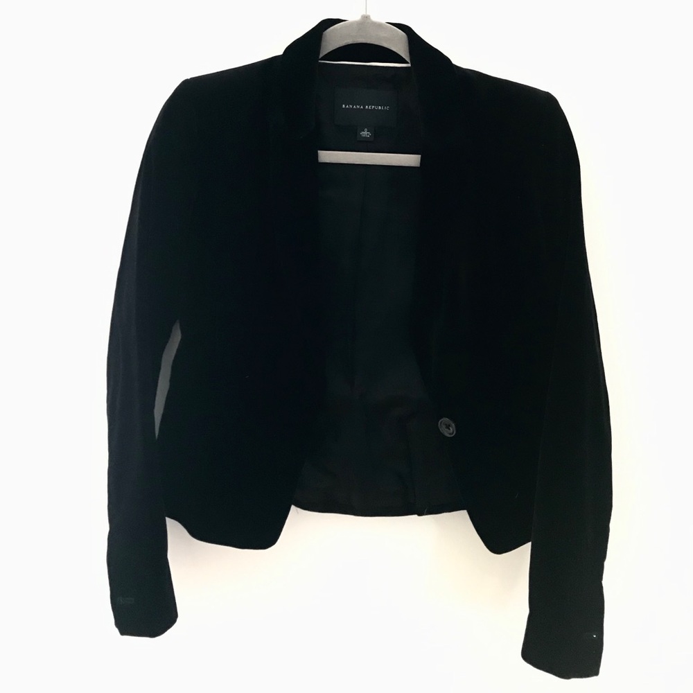 Banana Republic Velvet Blazer
